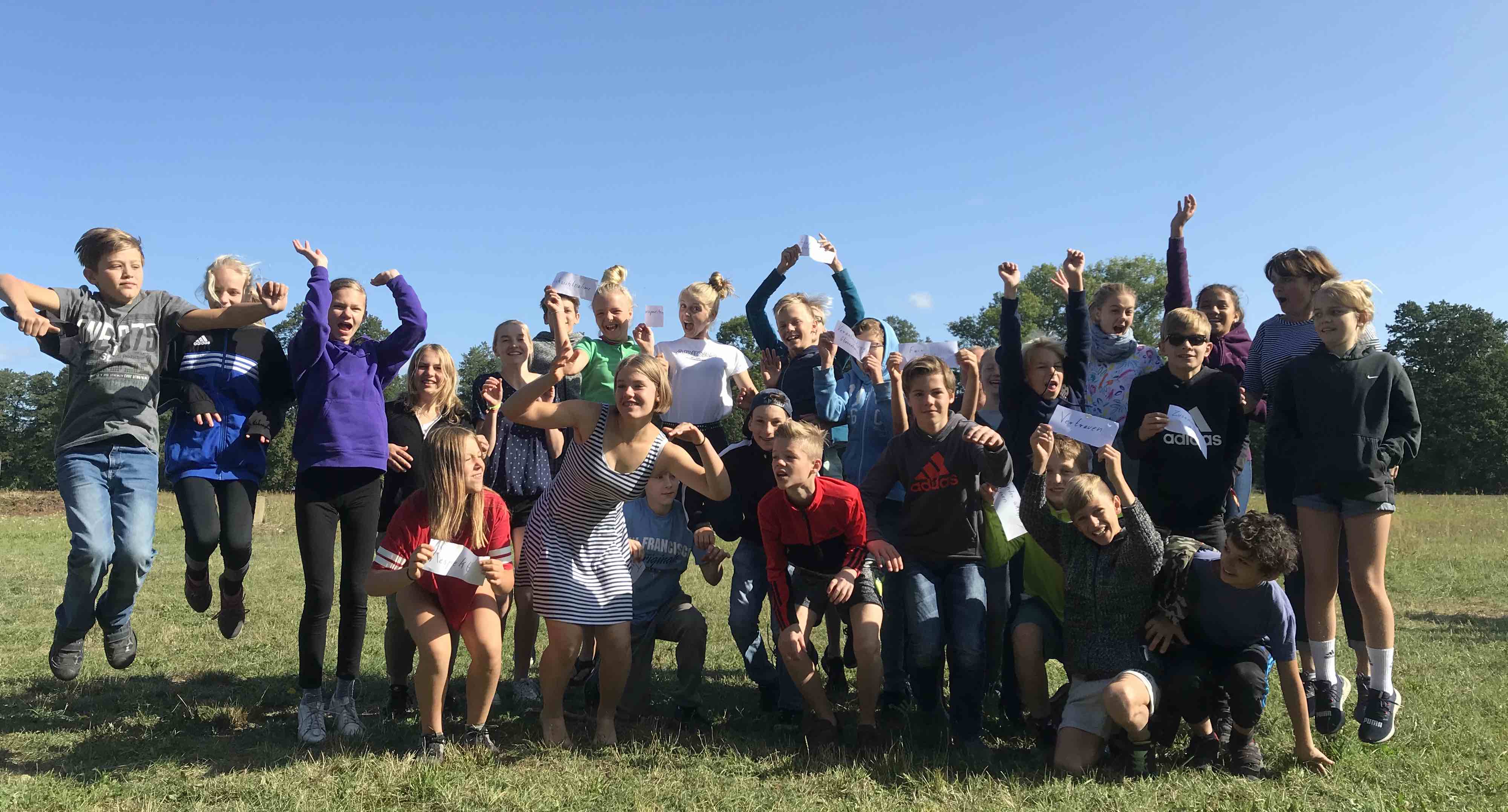 Jugendliche bei EDE im Spreewald